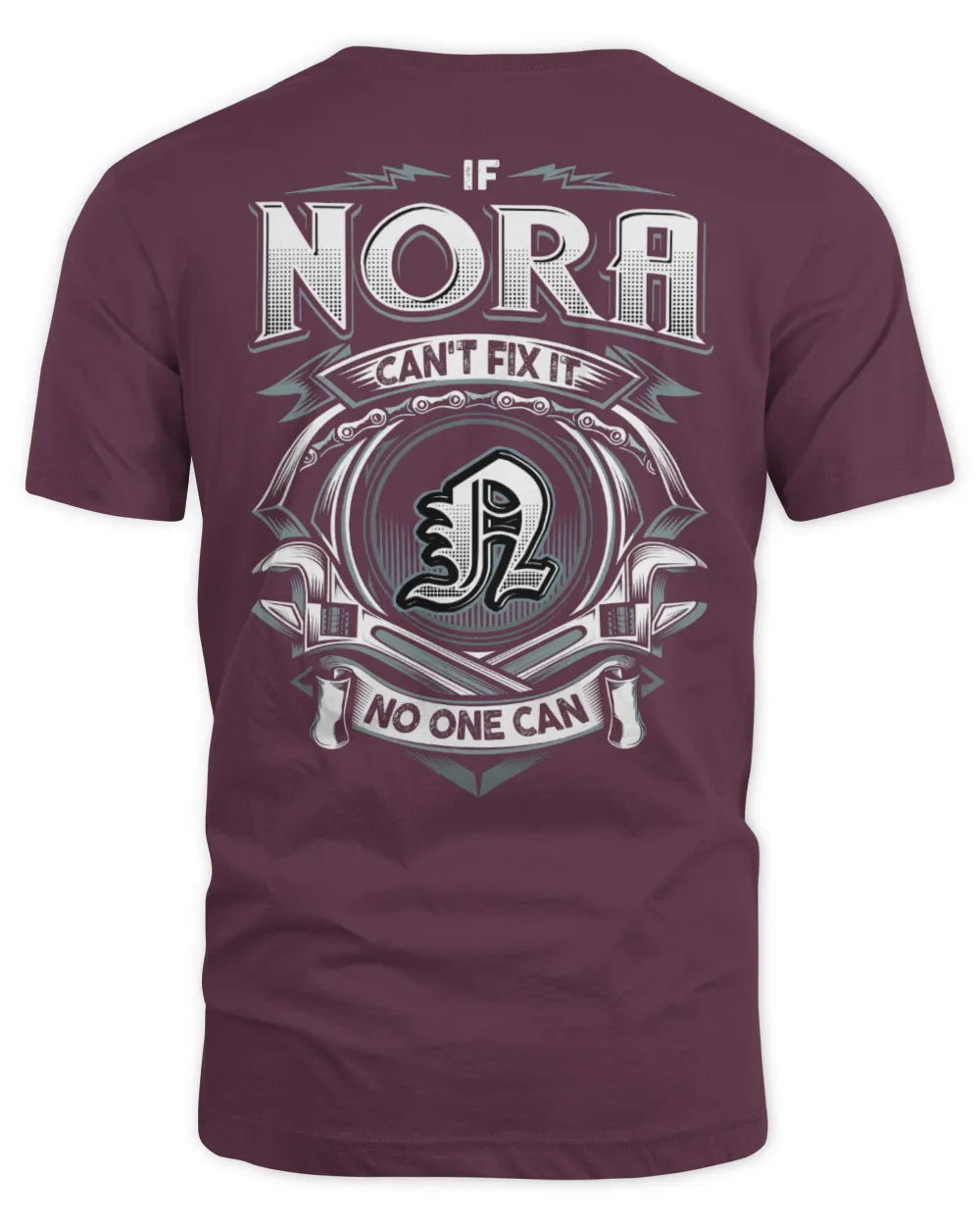 NORA AP81-K4-626 - Personalized Ahmed Quote Apparel “If Ahmed Can't Fix It, No One Can” - Unisex Standard T-Shirt - Maroon