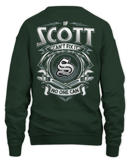 SCOTT AP81-K4-626 - Personalized Ahmed Quote Apparel “If Ahmed Can't Fix It, No One Can” - Unisex Sweatshirt - Forest Green