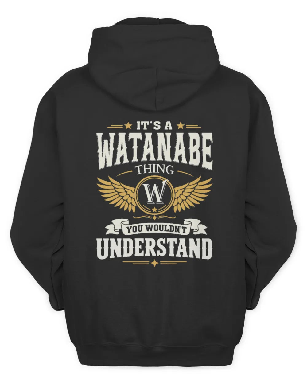 WATANABE KT06-M008 It’s a [NAME] Thing – You Wouldn’t Understand | Personalized Vintage T-Shirt - Unisex Hoodie - Black