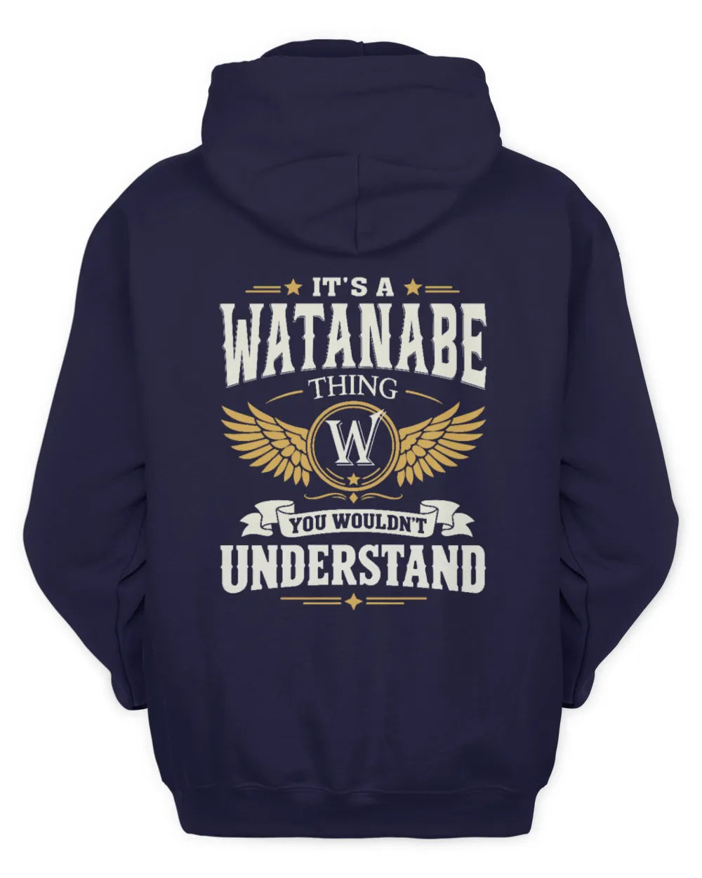 WATANABE KT06-M008 It’s a [NAME] Thing – You Wouldn’t Understand | Personalized Vintage T-Shirt - Unisex Hoodie - Navy