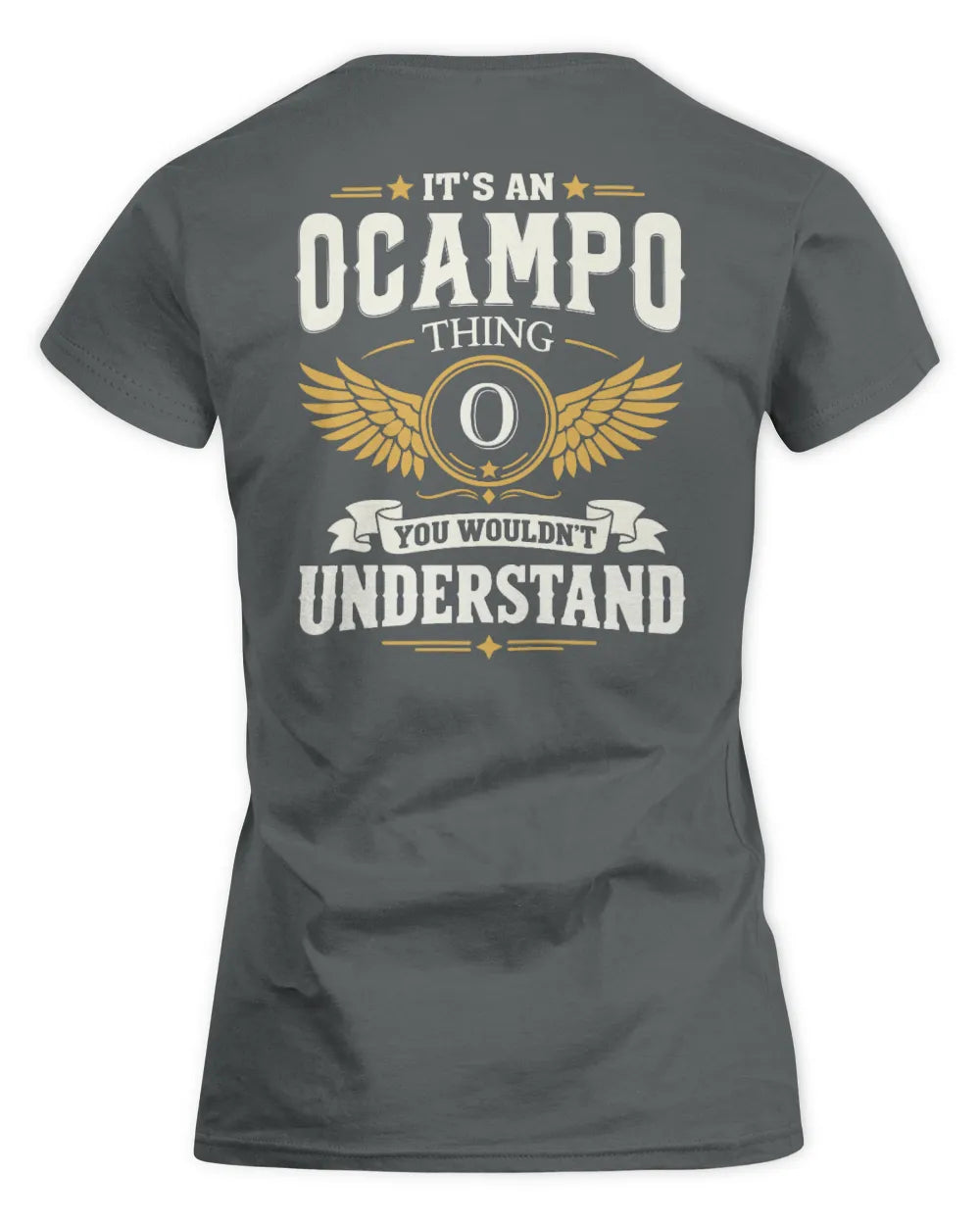 OCAMPO KT06-M008 It’s a [NAME] Thing – You Wouldn’t Understand | Personalized Vintage T-Shirt - Women's Standard T-Shirt - Charcoal