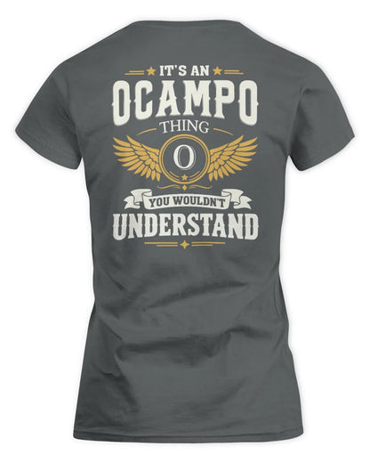 OCAMPO KT06-M008 It’s a [NAME] Thing – You Wouldn’t Understand | Personalized Vintage T-Shirt - Women's Standard T-Shirt - Charcoal