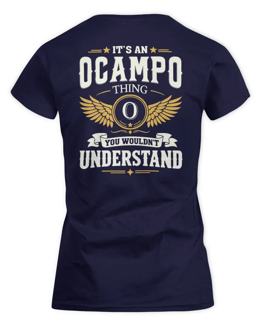 OCAMPO KT06-M008 It’s a [NAME] Thing – You Wouldn’t Understand | Personalized Vintage T-Shirt - Women's Standard T-Shirt - Navy