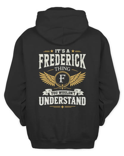 FREDERICK KT06-M008 It’s a [NAME] Thing – You Wouldn’t Understand | Personalized Vintage T-Shirt - Unisex Hoodie - Black
