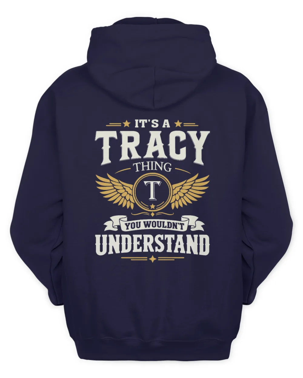 TRACY KT06-M008 It’s a [NAME] Thing – You Wouldn’t Understand | Personalized Vintage T-Shirt - Unisex Hoodie - Navy