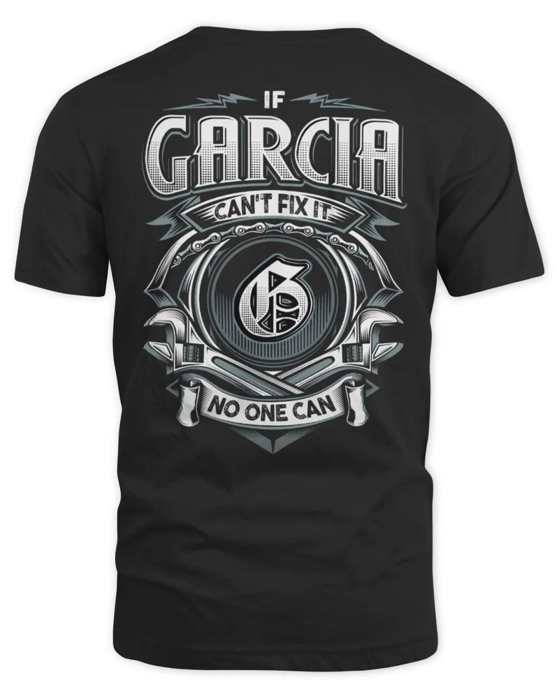 GARCIA AP81-K4-626 - Personalized Ahmed Quote Apparel “If Ahmed Can't Fix It, No One Can” - Unisex Standard T-Shirt - Black