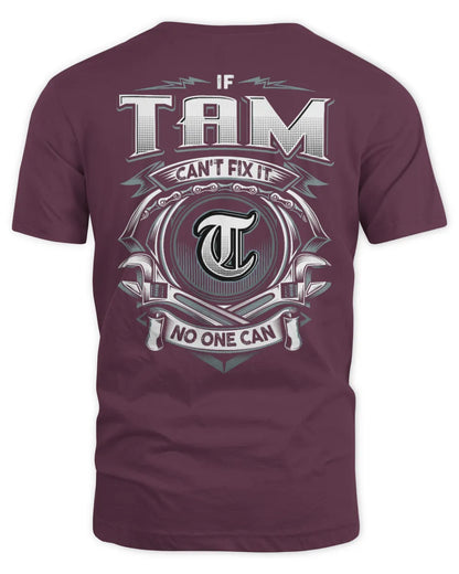 TAM AP81-K4-626 - Personalized Ahmed Quote Apparel “If Ahmed Can't Fix It, No One Can” - Unisex Standard T-Shirt - Maroon