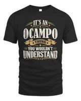 OCAMPO P08 TH51 - Personalized “It’s a/an [NAME] Thing – You Wouldn’t Understand” Shirt - Unisex Standard T-Shirt - Black