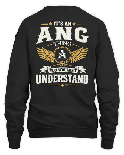 ANG KT06-M008 It’s a [NAME] Thing – You Wouldn’t Understand | Personalized Vintage T-Shirt - Unisex Sweatshirt - Black