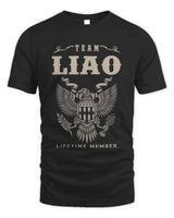 LIAO TP06-K82 – Personalized Classic Style Apparel “Team NAME Lifetime Member” - Unisex Standard T-Shirt - Black