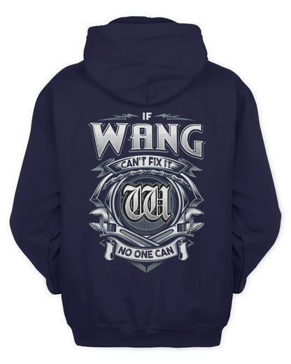 WANG AP81-K4-626 - Personalized Ahmed Quote Apparel “If Ahmed Can't Fix It, No One Can” - Unisex Hoodie - Navy
