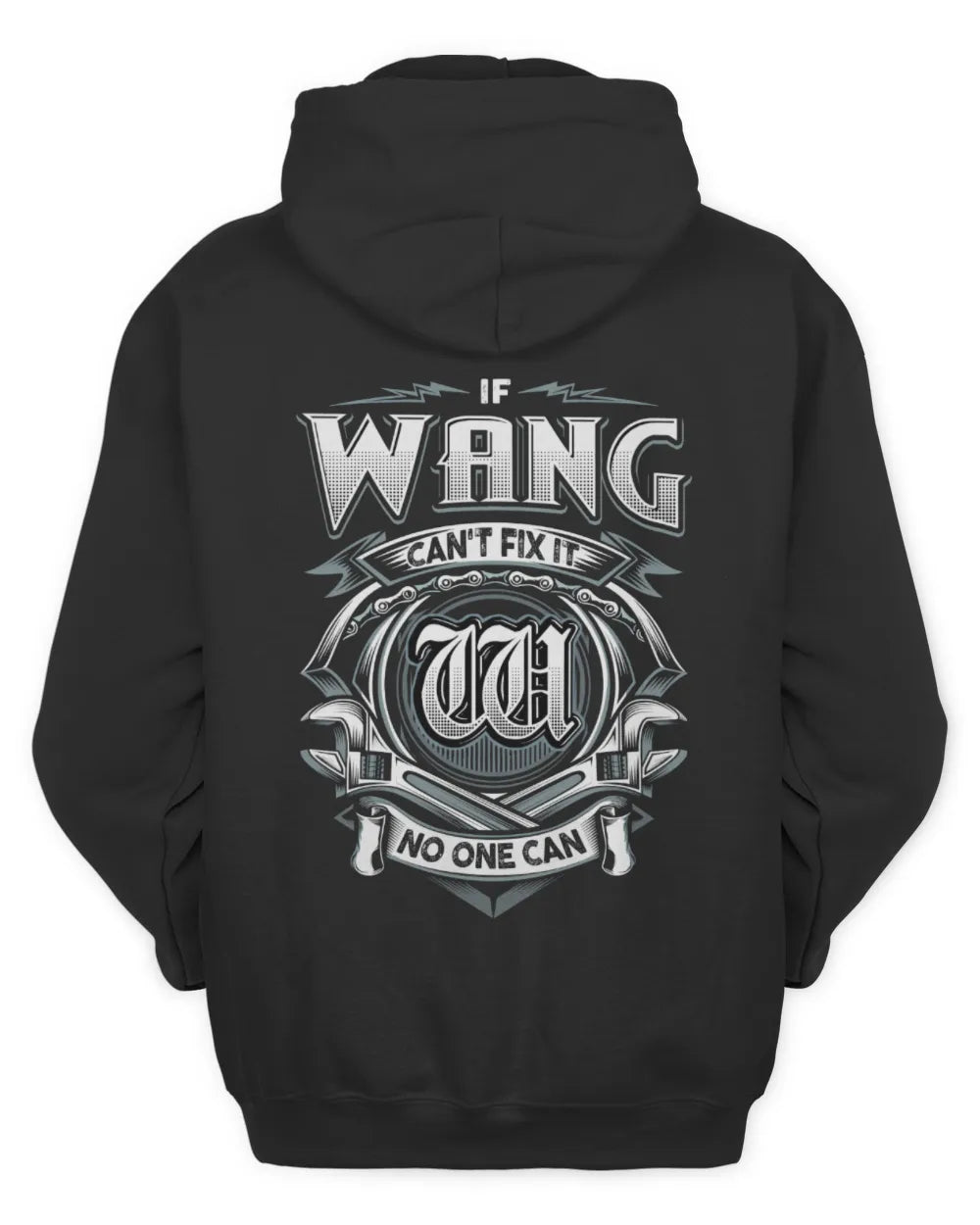 WANG AP81-K4-626 - Personalized Ahmed Quote Apparel “If Ahmed Can't Fix It, No One Can” - Unisex Hoodie - Black