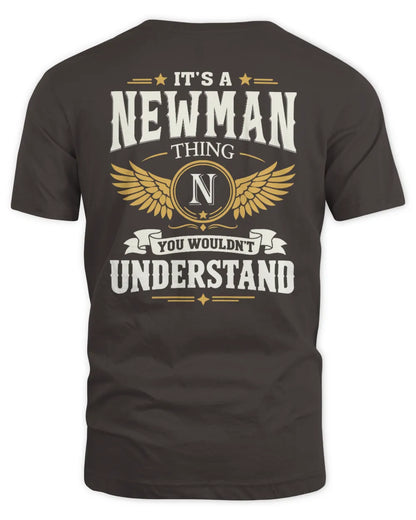 NEWMAN KT06-M008 It’s a [NAME] Thing – You Wouldn’t Understand | Personalized Vintage T-Shirt - Unisex Standard T-Shirt - Dark Chocolate