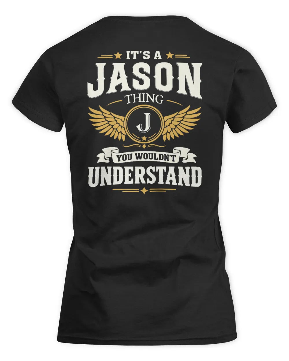 JASON KT06-M008 It’s a [NAME] Thing – You Wouldn’t Understand | Personalized Vintage T-Shirt - Women's Standard T-Shirt - Black