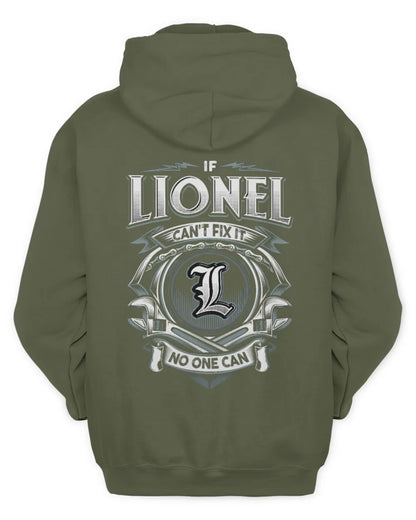 LIONEL AP81-K4-626 - Personalized Ahmed Quote Apparel “If Ahmed Can't Fix It, No One Can” - Unisex Hoodie - Military Green