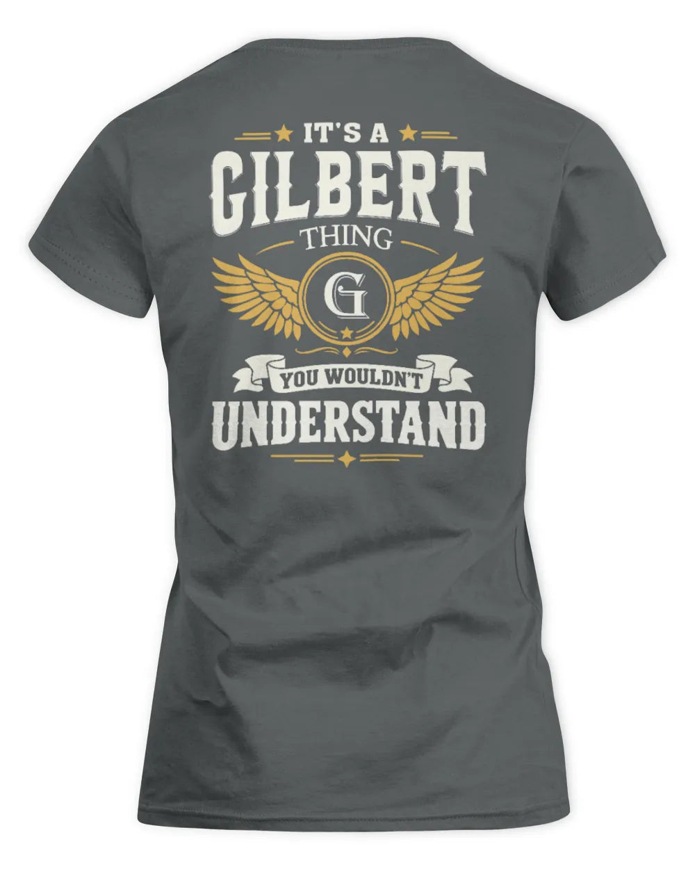 GILBERT KT06-M008 It’s a [NAME] Thing – You Wouldn’t Understand | Personalized Vintage T-Shirt - Women's Standard T-Shirt - Charcoal