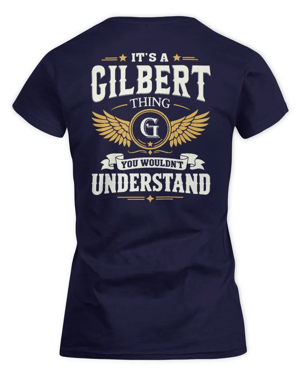 GILBERT KT06-M008 It’s a [NAME] Thing – You Wouldn’t Understand | Personalized Vintage T-Shirt - Women's Standard T-Shirt - Navy