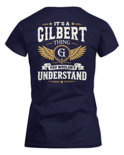 GILBERT KT06-M008 It’s a [NAME] Thing – You Wouldn’t Understand | Personalized Vintage T-Shirt - Women's Standard T-Shirt - Navy