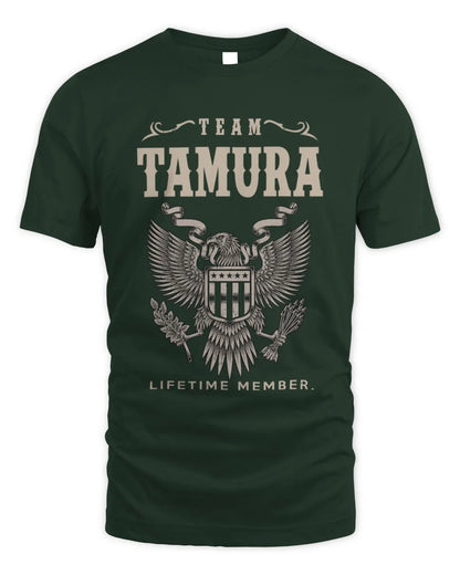 TAMURA TP06-K82 – Personalized Classic Style Apparel “Team NAME Lifetime Member” - Unisex Standard T-Shirt - Forest Green