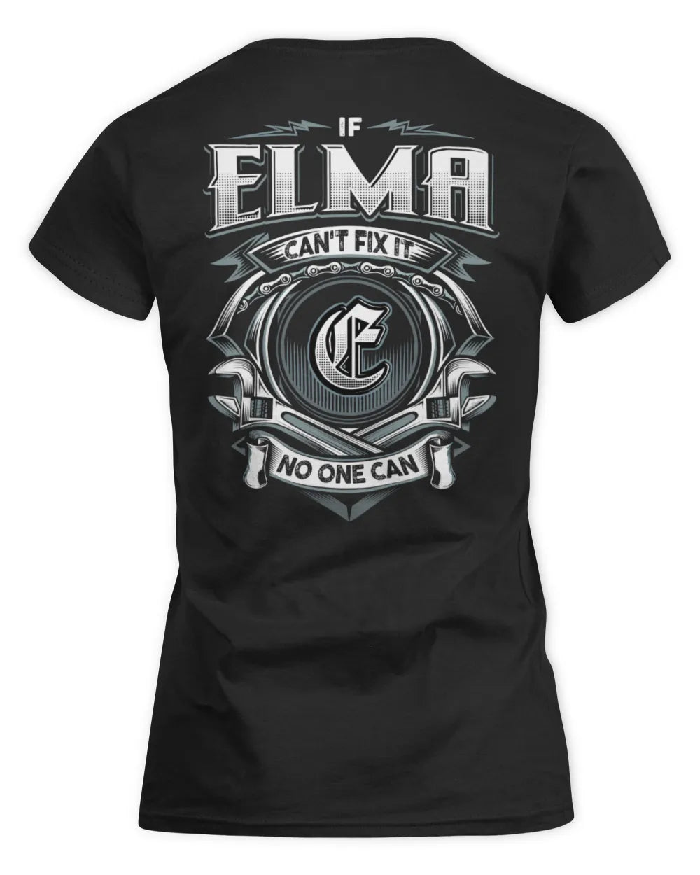 ELMA AP81-K4-626 - Personalized Ahmed Quote Apparel “If Ahmed Can't Fix It, No One Can” - Women's Standard T-Shirt - Black