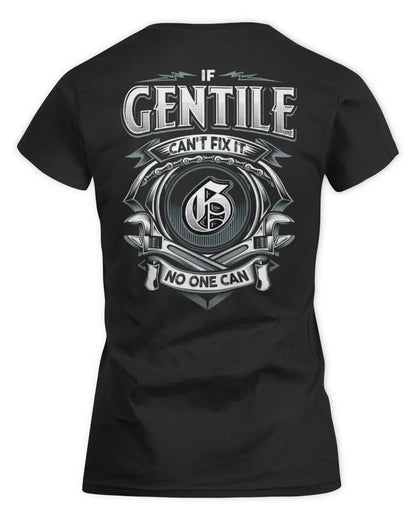 GENTILE AP81-K4-626 - Personalized Ahmed Quote Apparel “If Ahmed Can't Fix It, No One Can” - Women's Standard T-Shirt - Black