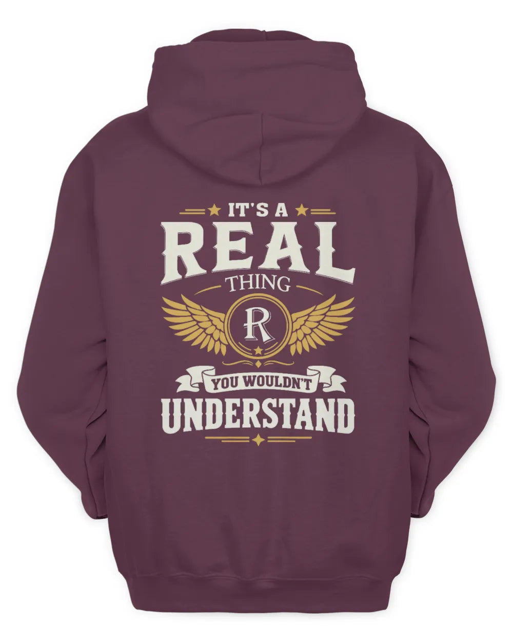 REAL KT06-M008 It’s a [NAME] Thing – You Wouldn’t Understand | Personalized Vintage T-Shirt - Unisex Hoodie - Maroon