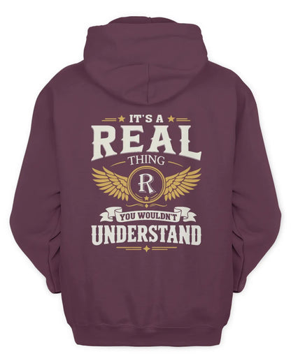 REAL KT06-M008 It’s a [NAME] Thing – You Wouldn’t Understand | Personalized Vintage T-Shirt - Unisex Hoodie - Maroon