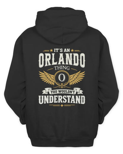 ORLANDO KT06-M008 It’s a [NAME] Thing – You Wouldn’t Understand | Personalized Vintage T-Shirt - Unisex Hoodie - Black