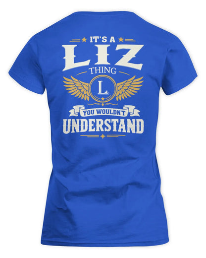 LIZ KT06-M008 It’s a [NAME] Thing – You Wouldn’t Understand | Personalized Vintage T-Shirt - Women's Standard T-Shirt - Royal