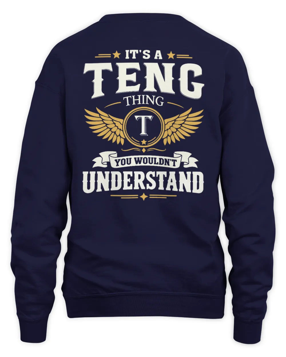 TENG KT06-M008 It’s a [NAME] Thing – You Wouldn’t Understand | Personalized Vintage T-Shirt - Unisex Sweatshirt - Navy