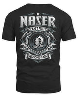 NASER AP81-K4-626 - Personalized Ahmed Quote Apparel “If Ahmed Can't Fix It, No One Can” - Unisex Standard T-Shirt - Black