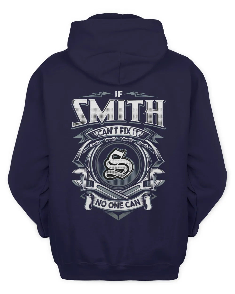 SMITH AP81-K4-626 - Personalized Ahmed Quote Apparel “If Ahmed Can't Fix It, No One Can” - Unisex Hoodie - Navy