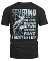 SEVERINO AP62-K4-666 - Personalized Fierce Wolf Quote Apparel “If You Kick Me When I’m Down, You Better Pray I Don’t Get Up”