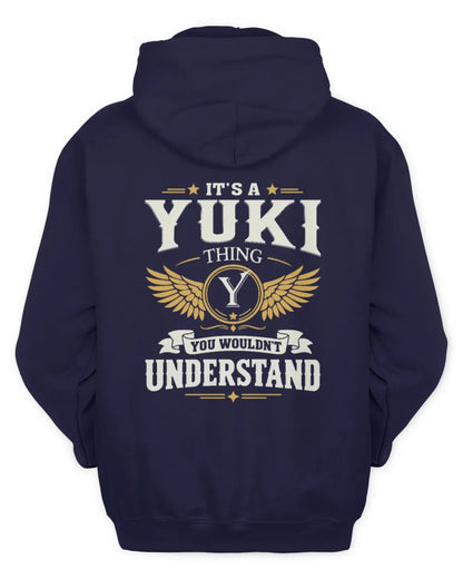 YUKI KT06-M008 It’s a [NAME] Thing – You Wouldn’t Understand | Personalized Vintage T-Shirt - Unisex Hoodie - Navy