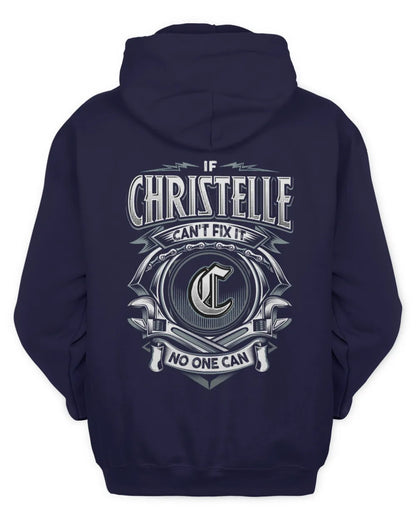 CHRISTELLE AP81-K4-626 - Personalized Ahmed Quote Apparel “If Ahmed Can't Fix It, No One Can” - Unisex Hoodie - Navy