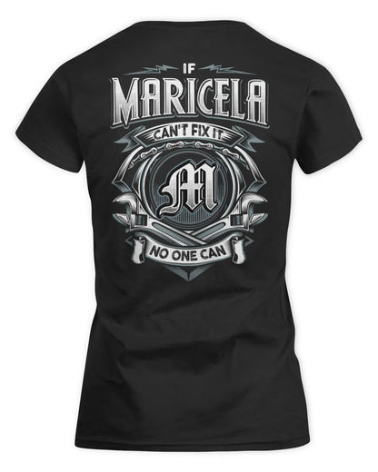 MARICELA AP81-K4-626 - Personalized Ahmed Quote Apparel “If Ahmed Can't Fix It, No One Can” - Women's Standard T-Shirt - Black