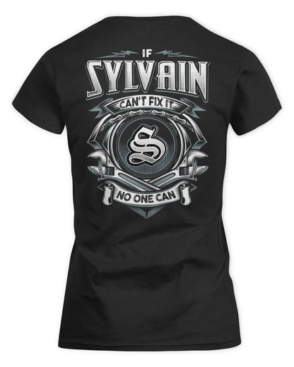 SYLVAIN AP81-K4-626 - Personalized Ahmed Quote Apparel “If Ahmed Can't Fix It, No One Can” - Women's Standard T-Shirt - Black