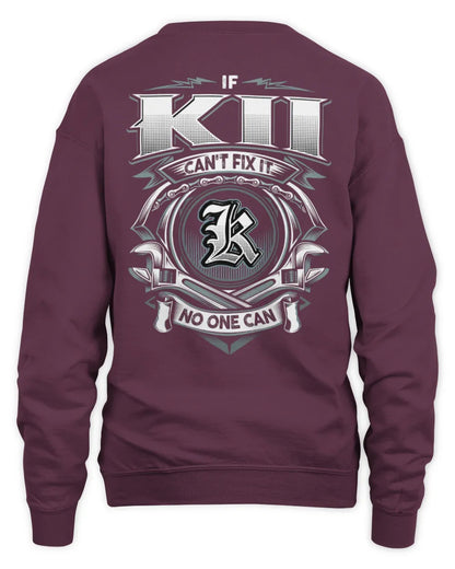 KII AP81-K4-626 - Personalized Ahmed Quote Apparel “If Ahmed Can't Fix It, No One Can” - Unisex Sweatshirt - Maroon
