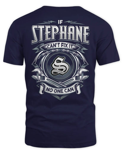 STEPHANE AP81-K4-626 - Personalized Ahmed Quote Apparel “If Ahmed Can't Fix It, No One Can” - Unisex Standard T-Shirt - Navy