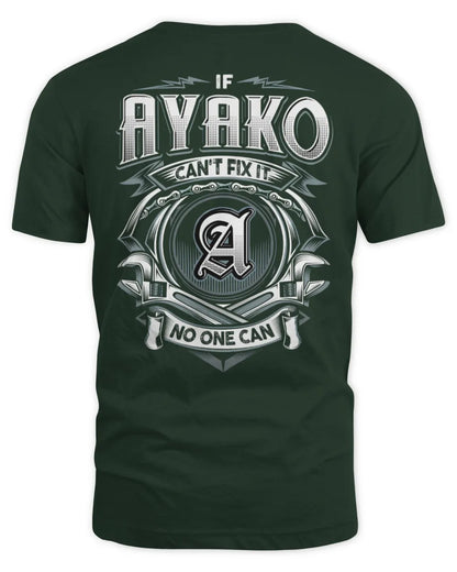 AYAKO AP81-K4-626 - Personalized Ahmed Quote Apparel “If Ahmed Can't Fix It, No One Can” - Unisex Standard T-Shirt - Forest Green
