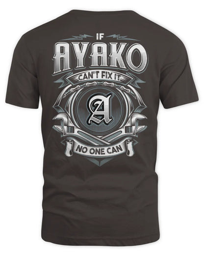 AYAKO AP81-K4-626 - Personalized Ahmed Quote Apparel “If Ahmed Can't Fix It, No One Can” - Unisex Standard T-Shirt - Dark Chocolate