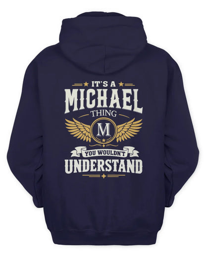MICHAEL KT06-M008 It’s a [NAME] Thing – You Wouldn’t Understand | Personalized Vintage T-Shirt - Unisex Hoodie - Navy