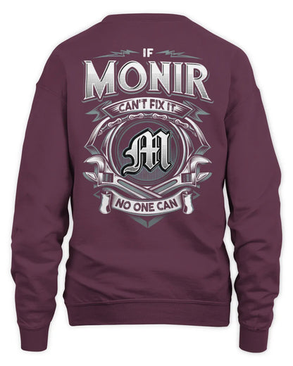 MONIR AP81-K4-626 - Personalized Ahmed Quote Apparel “If Ahmed Can't Fix It, No One Can” - Unisex Sweatshirt - Maroon
