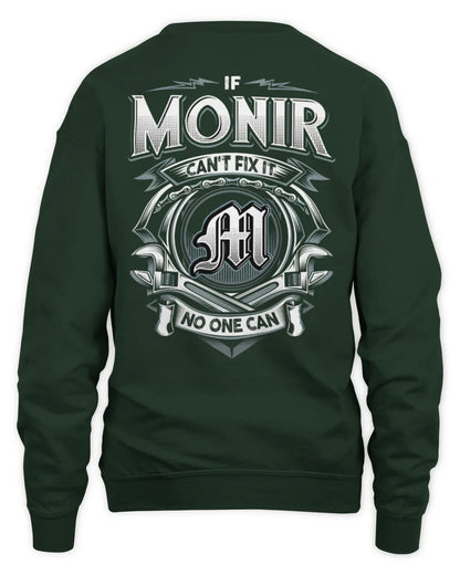 MONIR AP81-K4-626 - Personalized Ahmed Quote Apparel “If Ahmed Can't Fix It, No One Can” - Unisex Sweatshirt - Forest Green