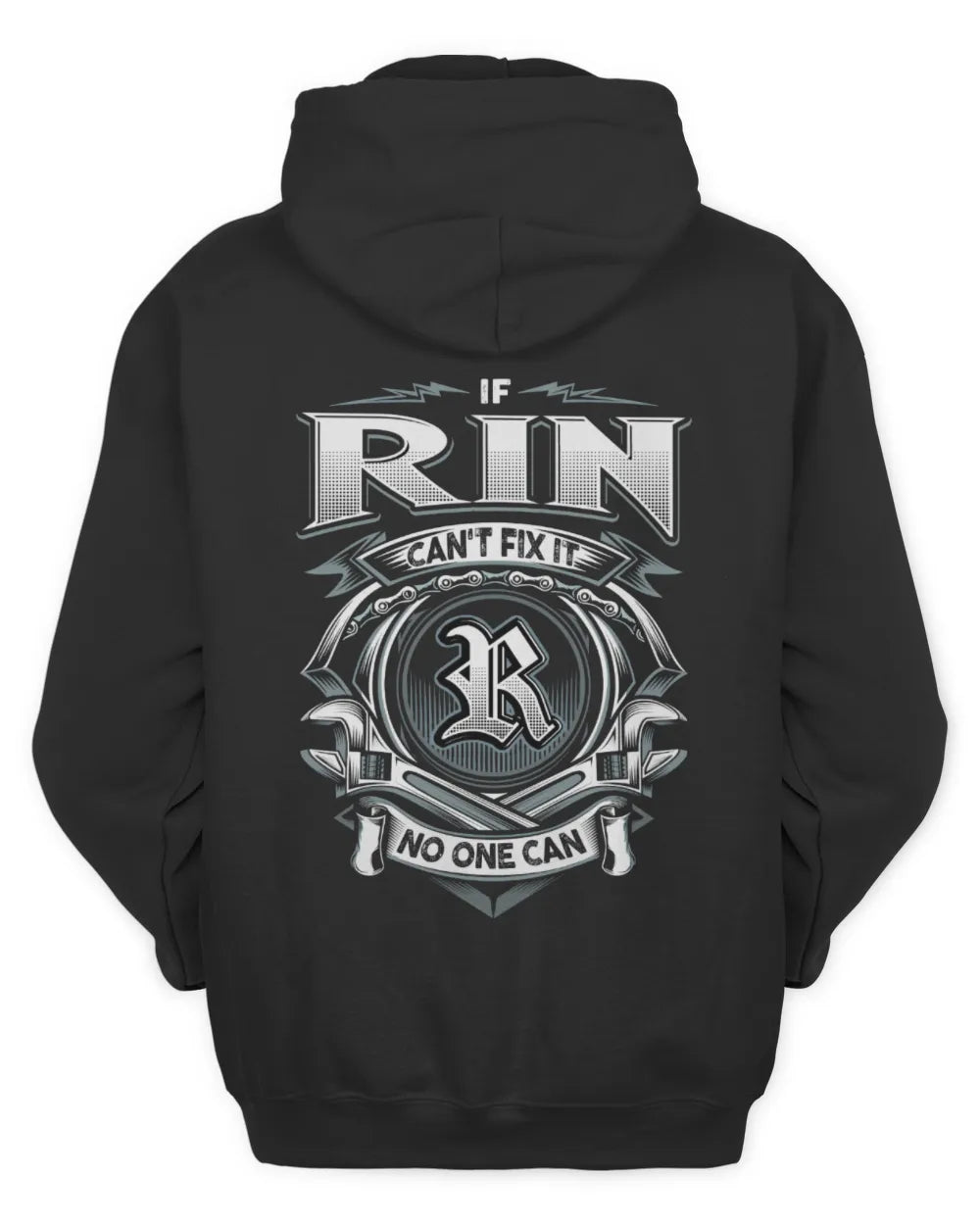 RIN AP81-K4-626 - Personalized Ahmed Quote Apparel “If Ahmed Can't Fix It, No One Can” - Unisex Hoodie - Black