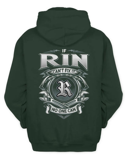 RIN AP81-K4-626 - Personalized Ahmed Quote Apparel “If Ahmed Can't Fix It, No One Can” - Unisex Hoodie - Forest Green
