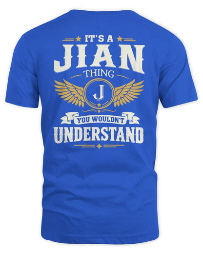 JIAN KT06-M008 It’s a [NAME] Thing – You Wouldn’t Understand | Personalized Vintage T-Shirt - Unisex Standard T-Shirt - Royal