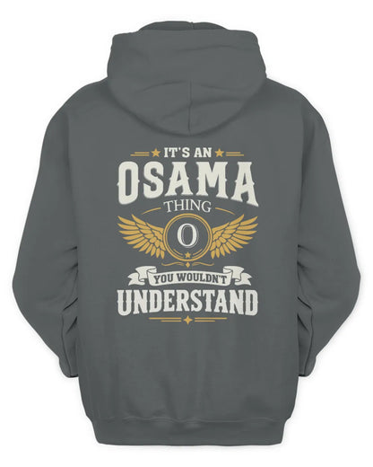 OSAMA KT06-M008 It’s a [NAME] Thing – You Wouldn’t Understand | Personalized Vintage T-Shirt - Unisex Hoodie - Charcoal