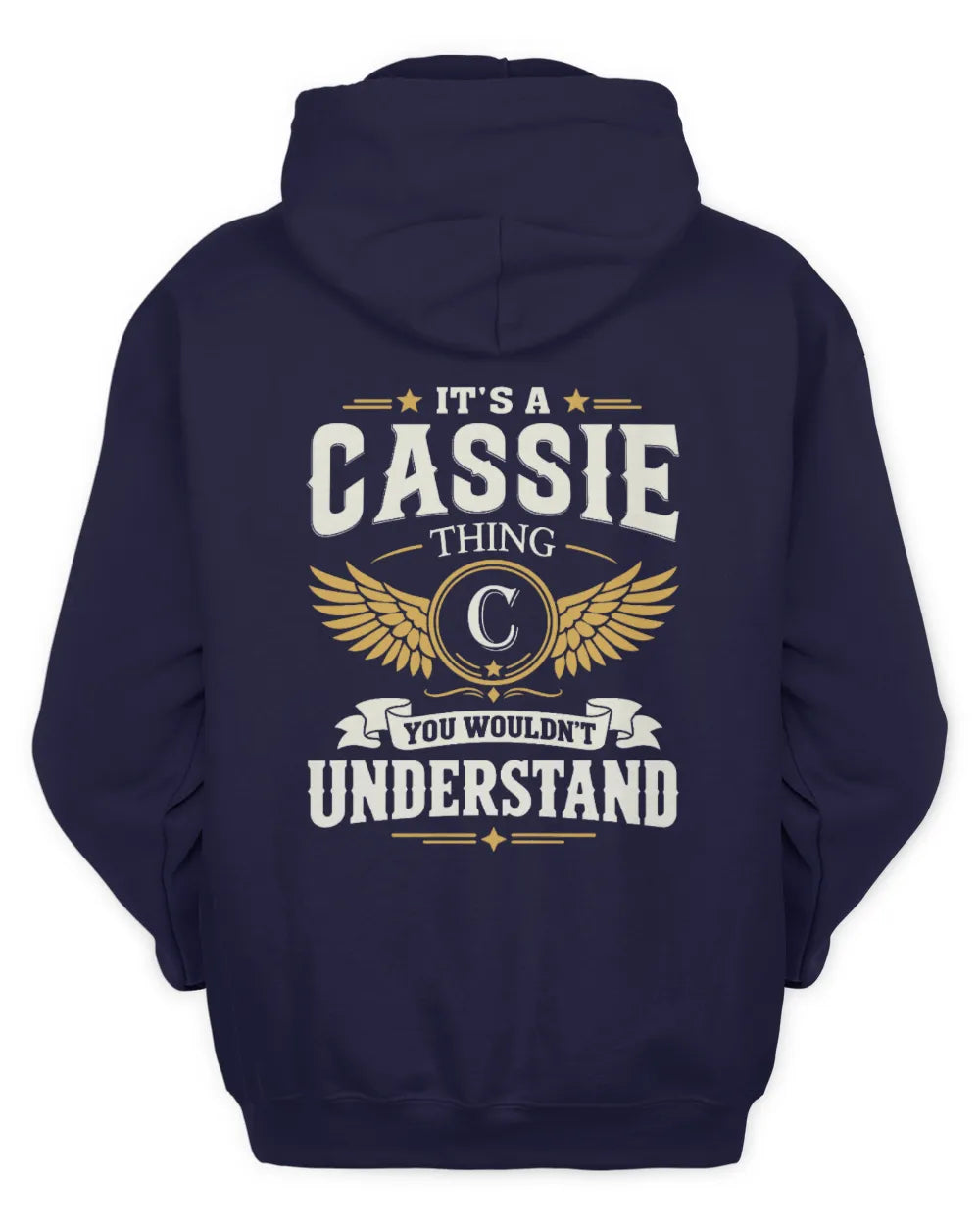 CASSIE KT06-M008 It’s a [NAME] Thing – You Wouldn’t Understand | Personalized Vintage T-Shirt - Unisex Hoodie - Navy