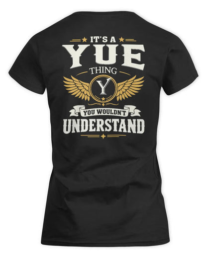 YUE KT06-M008 It’s a [NAME] Thing – You Wouldn’t Understand | Personalized Vintage T-Shirt - Women's Standard T-Shirt - Black